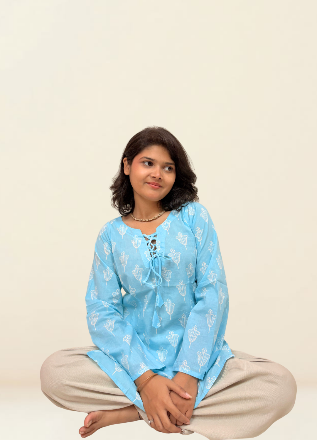 Bhor- Full Sleeve Short Kurti
