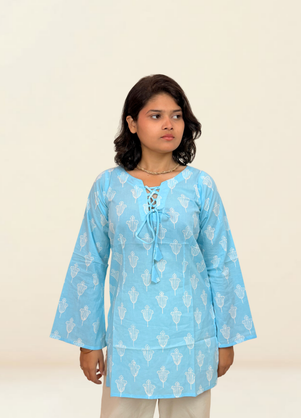 Bhor- Full Sleeve Short Kurti