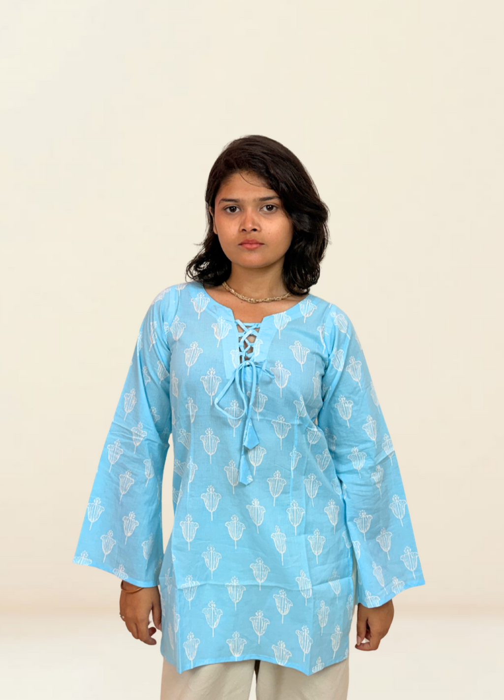 Bhor- Full Sleeve Short Kurti