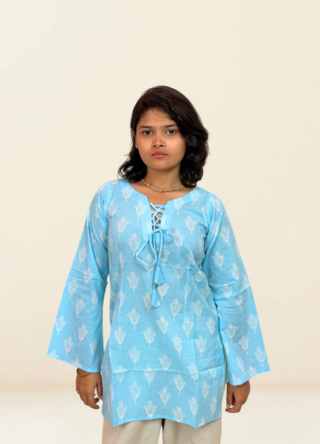 Bhor- Full Sleeve Short Kurti